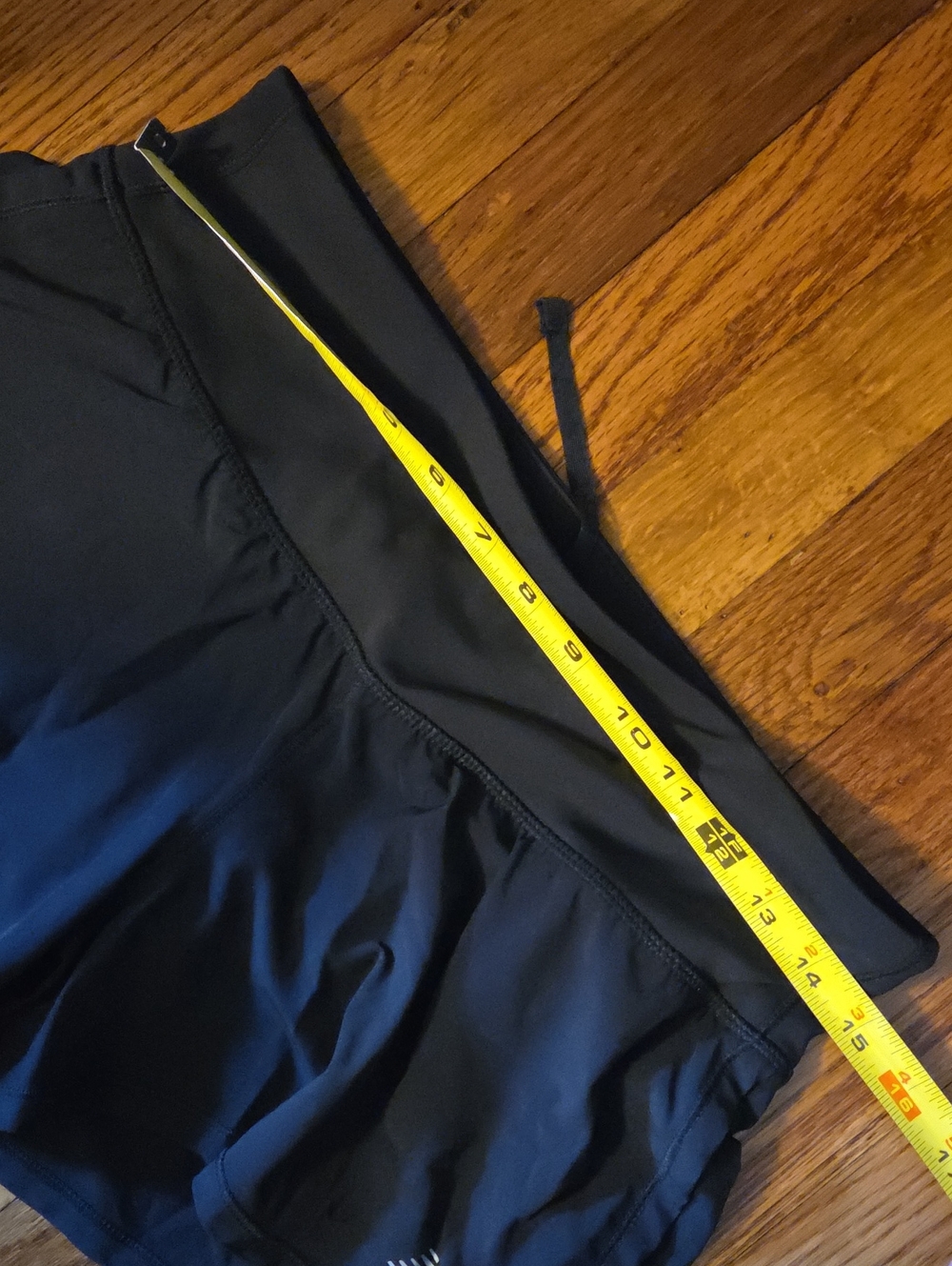 New Balance/Pure+Good Black and Orange Athletic Shorts Size Medium* - Picture 8 of 13